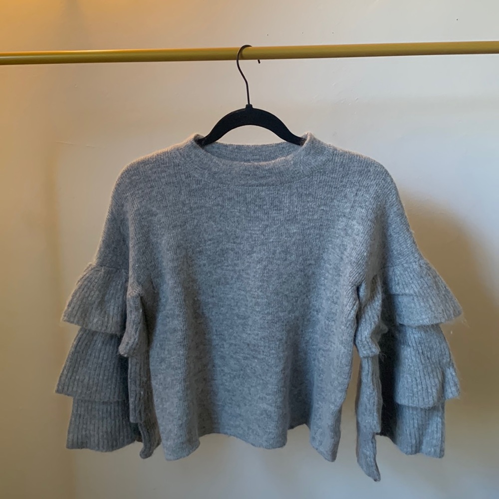 Gray sweater